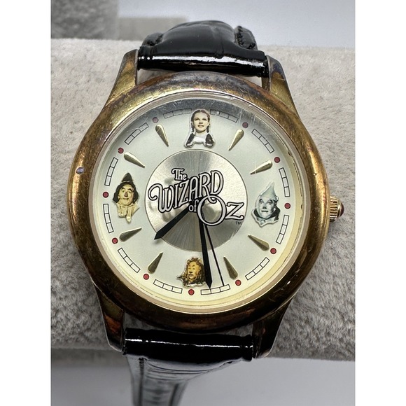 Wizard of Oz Fossil LI-1664 1998 Gold Plated New Battery 31MM 8